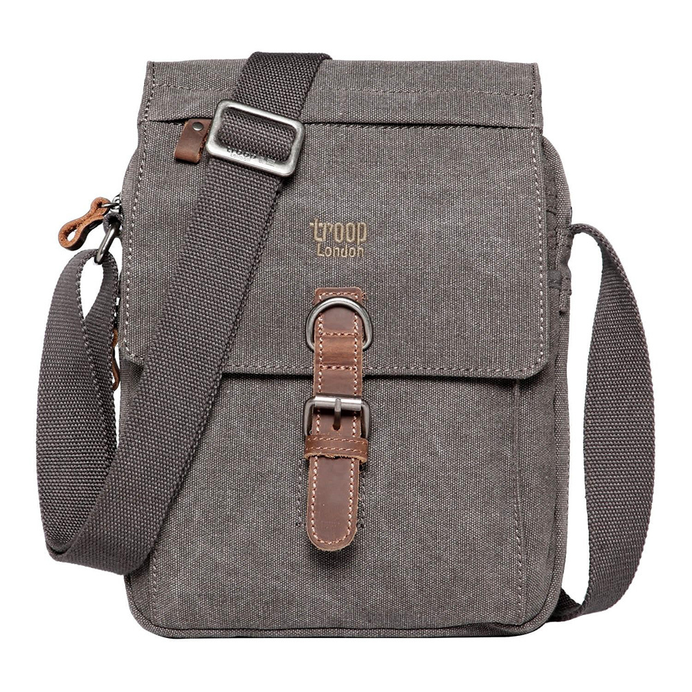 Überschlagtasche Anthrazit